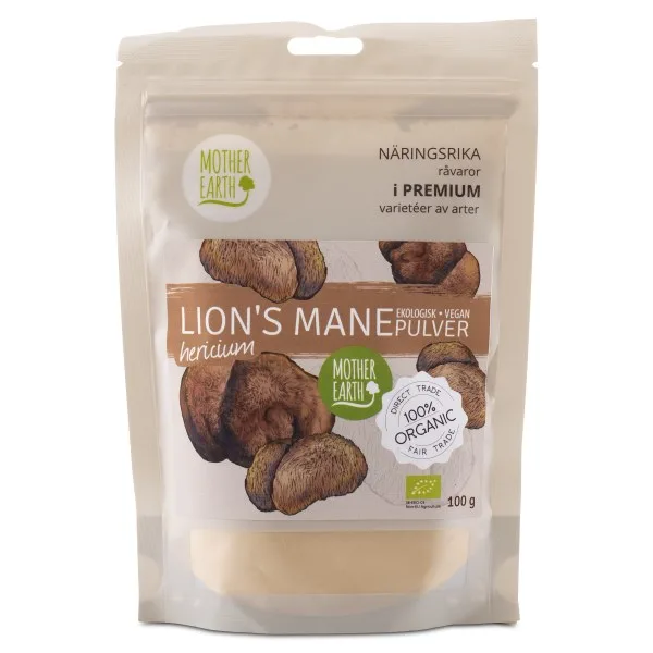 Mother Earth Lions Mane Pulver Eko
